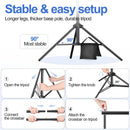 EMART Backdrop Stand 10x7FT Adjustable Back Drop Stand for Party Photoshoot | Black — 4