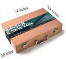 Winsor & Newton Winton Oil Colour, Wooden Paint Set 8 x 37ml Tubes (includes Liquin, Sansodor, 2 Brushes, Knife, Cloth, Godet) | Wood Sets — 5