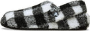 Crocs Unisex Adult Classic Cozzzy Lined Slipper – Buffalo Plaid/Varsity Black/White — 4