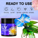 Teexpert UV Resin Dip for Wire Flowers Kit, 100g Crystal Clear UV Dip Resin with Pliers, 2Pcs 31FT Wires for Wire… — 2
