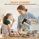 Electric Hand Mixer, 660W Kitchen Handheld Mixer 5 Speed Self Control Whisk…