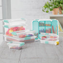 Sterilite Clip Box, Stackable Clear Plastic Bins - Medium, 4-Pack — 5