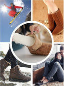 Winter Thick Sheepskin Fleece Insoles, Warm Soft Fluffy Shoe Inserts for Men Women, Cozy Thermal Insoles for Boots Sneakers Shoes, Odor-Resistant & Breathable Size 8 - Beige — 4