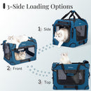 Extra Large Cat Carrier for 2 Cats, Collapsible Soft Sided Pet XL Crate for Large Mudium Big Cat 20lbs+, Car Travel Portable Bag for Long Trips Ride 24"x16.5"x16.5" — 4