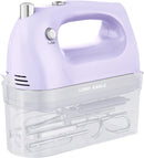 Lord Eagle Hand Mixer Electric Handheld 400W, 5-Speed Lightweight, Purple