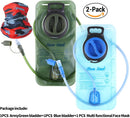 2 Pack Hydration Bladder 2 Liter/70 oz - 1.5L 2.5L 3L Water Bladder - BPA Free Hydration Pack Replacement - BPA Free Hydration Pack Replacement — 2