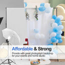 EMART Backdrop Stand 10x7.8FT Adjustable Back Drop Stand for Party Events | Black — 6
