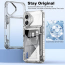 ACANDYA for iPhone 16 Case Wallet with Credit Card Holder Clear Transparent — 6