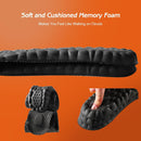 4D Cloud-Soft Comfort Soles for Men - Memory Foam Steppers Insoles with Fresh-Tech Fabric - Arch Support Trim to Fit Insoles for Enhanced Foot Comfort and Fatigue Relief (US M 7.5-10.5) - Black — 3