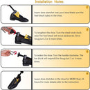 Shoe Stretcher Shoe Trees,Adjustable Length & Width for Men and Women,4-Way Adjustable Shoe Expander Widener | yellow — 5