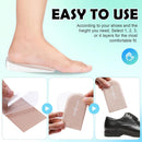 Adjustable Heel Lift Inserts for Achilles Tendonitis, 4 Layer Heel Lift for Leg Length Discrepancy, Hell Pain, Height Increase Shoe Lifts Wedge Pads for Men Women — 6