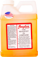 Angelus Brand Prime Neatsfoot Oil 16oz- Leather Oil for Boots, Shoes, Baseball Gloves, Tack, & More- Waterproofs, Softens, Conditions, Preserves, Brown — 1
