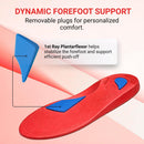 Vasyli Custom Full Length Insoles, Arch Support Shoe Inserts, XL, Red — 4