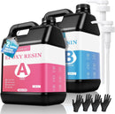 KISREL Epoxy Resin Kit 2 Gallon, Crystal Clear No Yellowing No Bubble Resin — 1