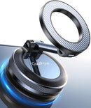 Coolpow【Newest Vacuum Magnetic Phone Holder for Car Phone Holder Mount【Movable Vacuum Suction】Magsafe Car Mount Cell Phone Holders for Your Car Accessories for Women Men for iPhone 17 16-Carbon Fiber photo 1