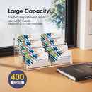 MaxGear Acrylic Business Card Holder, Desktop Card Display Stand, 8 Pockets — 2