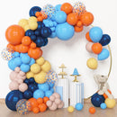Amandir 153pcs Blue Orange Balloon Garland Arch Kit Different Sizes — 2