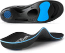 PCSsole High Arch Support Orthotic Insoles for Plantar Fasciitis Relief - High Arch - Black — 1