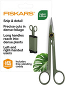 Fiskars 6" Plant Detailer Snips & Holder, Precision Indoor Gardening Tool | Detail Snipper — 1