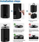 Coolfiqu 6L Warm & Cool Mist Humidifiers for Bedroom,Large Room,Plants