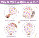 Pastel Balloons 12 Inch Rainbow Maca Pink Blue Purple Green Yellow Balloon | 30PC — 8