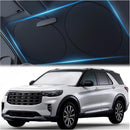 Magnelex Car Windshield Sunshade – Double-Layer Design for 2X Heat Blocking, Blocks UV Rays, Foldable Sun Shade for Cars, Trucks & SUVs, Keeps Interior Cooler, Large (63 x 33.8 in) — 1