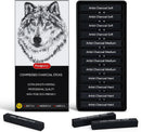 PANDAFLY Compressed Charcoal Sticks, 12 Pack, Soft Medium & Hard — 1