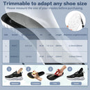 2 Pairs Height Increase Insoles for Men & Women - 4D Cloud Comfort Shoe Lifts 0.6"/1.0"/1.4" Memory Foam Heel Cushion Inserts, Breathable Honeycomb, Trimmable US Men 8-11 / Women 5-9 - Black — 7