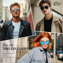 CGID Polarized Sunglasses Men Womens Pilot Style Mirrored Shades UV400 GA61 | Al-mg Frame |62mm| Brown Brown | 62 Millimeters — 2