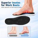 Insoles Men, 4D Cloud Insoles for Men Women with Memory Foam, US M 9-12.5 — 7
