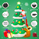 7.9 FT Inflatable Christmas Tree Decorations with Rotated Snowflake Light — 6