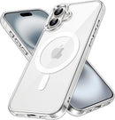 JETech Magnetic Case for iPhone 16, Clear photo 1