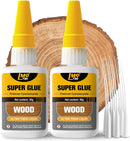 Wood Super Glue 60 Gram Clear Instant CA Glue for Woodworking Wooden Crafts — 1
