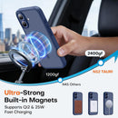 TAURI for iPhone 16 Case, Compatible with MagSafe, Blue — 2