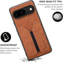 Kowauri Case for Google Pixel 9/Google Pixel 9 Pro, PU Leather Wallet Case with Credit Card Slot Holder Ultra Slim Protector Case for Google Pixel 9/9 Pro (Brown) — 3