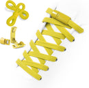 Aiboxin Elastic No Tie Shoelaces for Kids Adults Tieless Stretch Shoe Laces | Yellow — 1