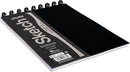 UCreate Disc Bound Sketch Book, Heavyweight, Silver, 9" x 12", 50 Sheets | Silver; 9" x 12" — 3