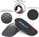 SQHT's Height Increase Insole - Gel Heel Shoe Lift Inserts - Black — 3
