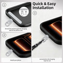 Yojaro 360° Rotating Stainless Steel Phone Tether Tab (3-Pack) - Universal for iPhone & Other Phones (Fits Wristbands/Necklaces/Crossbody Straps) photo 6
