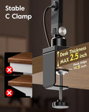 LitONES Remote LED Desk Lamp with Clamp, 2000LM, 30 Modes, Metal Arm — 7