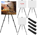 NS JYMB Easel Stand for Sign and Painting, 17-66 Inch, Black 4 Pack | 66Black 4pack — 1
