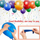 68Pcs Blue and White Balloons Kit 12 Inch, Blue Confetti Balloons Light Blue Baby Blue Pearl White Party Balloons with Ribbons for Birthday, Wedding, Baby Shower, Graduation Decorations | Lanbai — 3