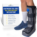 Brace Direct Full Shell Walking Boot - Tall Cam Fracture Boot with Air Pump — 8