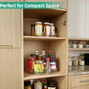 Optish 2 Pack 9.5" Lazy Susan Organizer for Cabinet, Non-Skid Turntable — 7