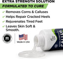 Tea Tree Callus Remover Gel & Foot Soak, Foot Cream for Dry Cracked Feet — 3