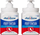 Heal&Rescue Heel Rescue Foot Cream, Unscented Foot Cream for Dry Feet, for Cracked, Calloused or Chapped Skin, 16 Ounce Bottle, 2 Pack — 1