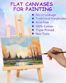 5x7 Inch Canvas Boards for Painting, 8 Pack Primed Acid-Free Blank Canvas Panels, Mini Canvas for Beginners & Artist, Small Canvases for Painting for Classroom and Painting Parties. | 5x7in — 3