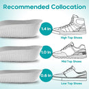 Height Increase Insoles - Orthopedic High Pads 1.0 - Arch Support Insoles for Plantar Fasciitis, Flat Feet, Over-Pronation, Achilles Tendonitis, Foot Pain Relief (Gray, 1.4Inch) — 6