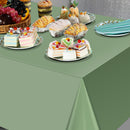 3Pack Sage Green Plastic Tablecloths for Rectangle Tables, Light Green Disposable Tablecloth, Waterproof Sage Green Table Cover for Birthday Bridal Wedding Baby Shower Party Decorations, 54 X 108Inch | 3 Pack — 5