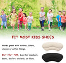 Dr. Foot’s Heel Grips for Kids and Women, Self-Adhesive Heel Cushion Inserts for Girls and Boys Prevent Heel Slipping, Rubbing, Blisters, Foot Pain - 4pairs (Beige+Black) — 4